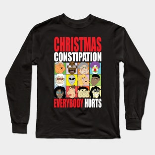 Christmas constipation Long Sleeve T-Shirt